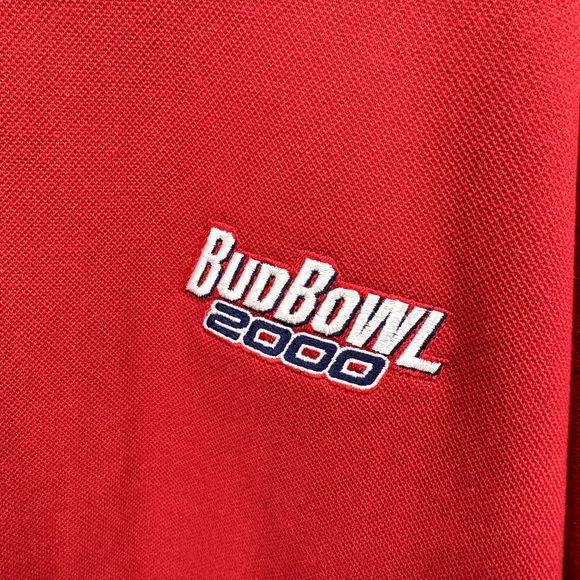 Bud Bowl 2000 Beer Vintage Sweatshirt Sweater Mens XL Diport Embroidered - Picture 4 of 15